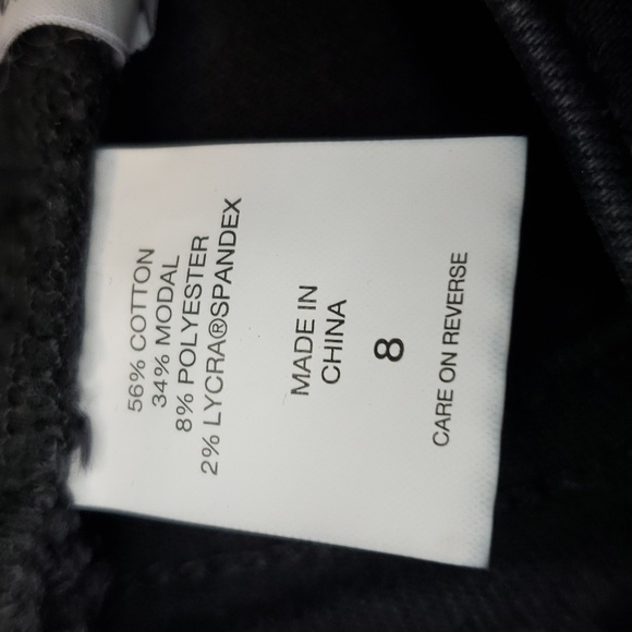 Woman's NY&Co Curvy Boyfriend black denim stretch jeans size 8 - Picture 5 of 5